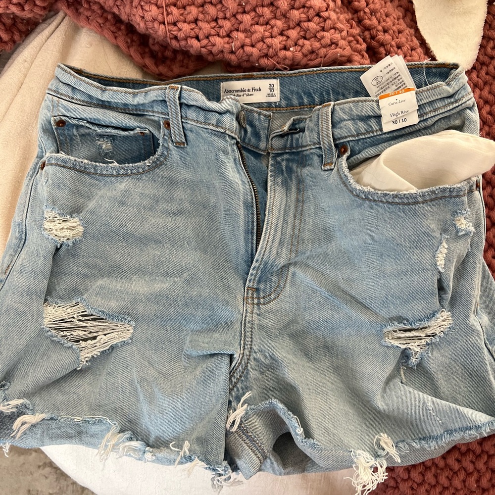 Abercrombie jean shorts